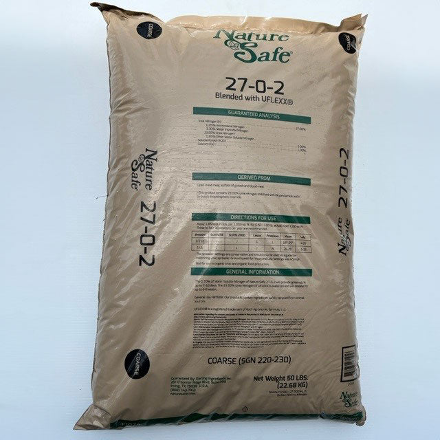 Nature Safe 27-0-2 UFLEXX 50 LB Bag