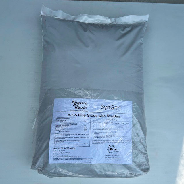 Nature Safe 8-3-5 Fine with SynGen 50 LB Bag
